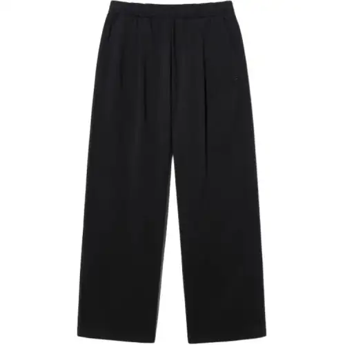 FILA Casual Pants Unisex Black Moderate Straight Fit Pants