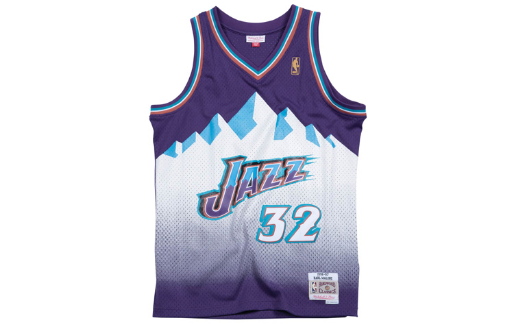 Mitchell & Ness Utah Jazz Road 1996 97 Karl Malone Swingman Jersey