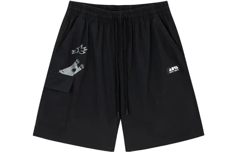 Anta Life Collection Casual Shorts Men's Basic Black