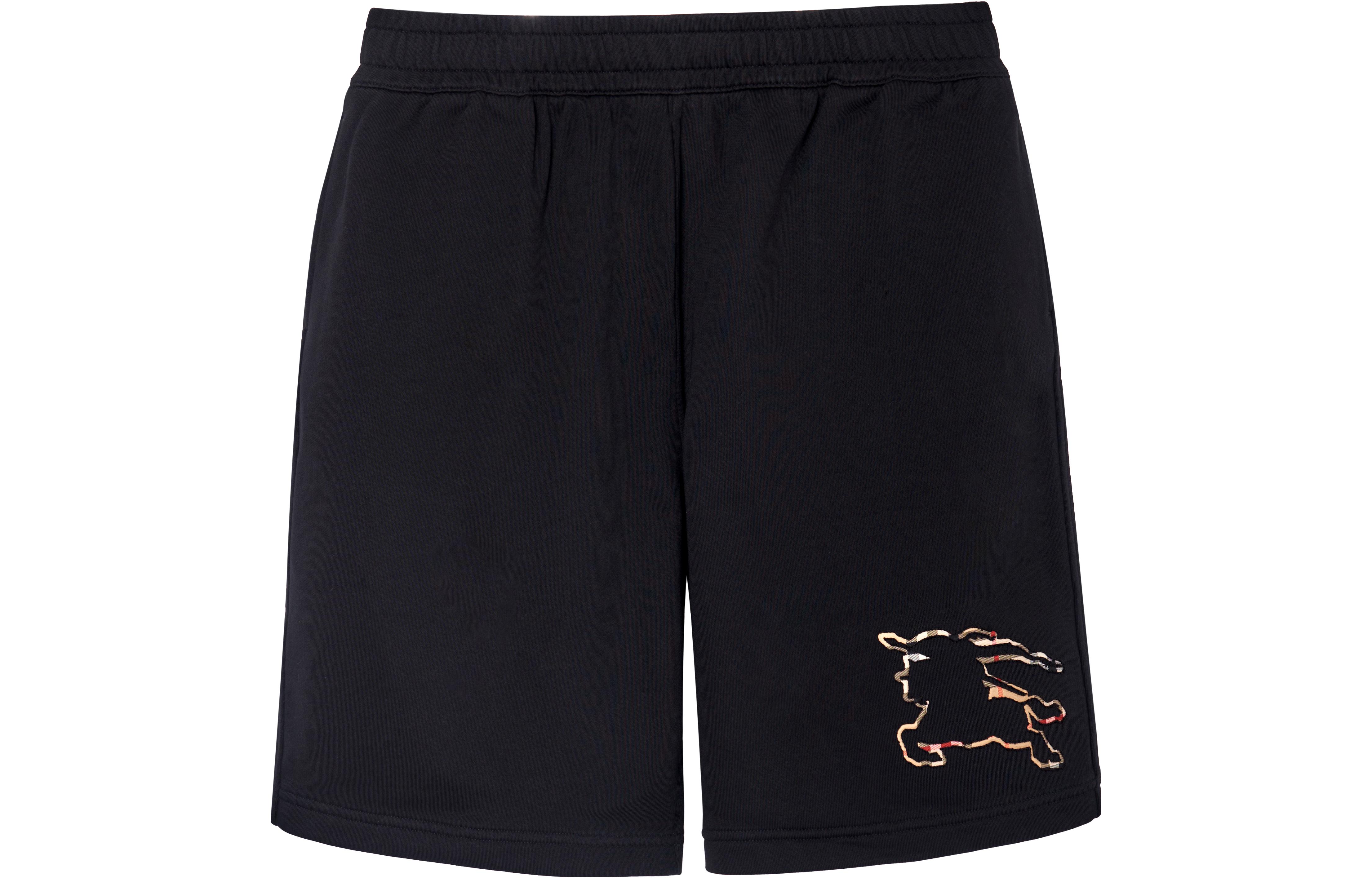 Burberry Check Ekd Cotton Shorts