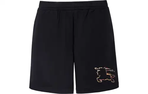 Burberry Check Ekd Cotton Shorts