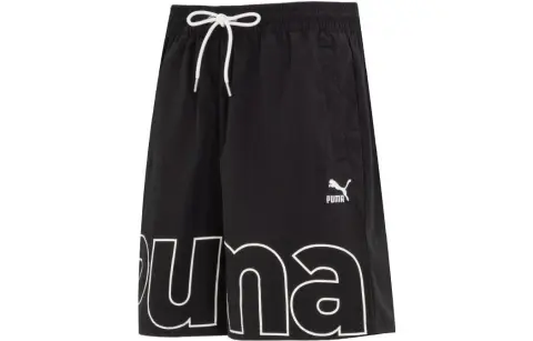 PUMA Casual Shorts Men's Black Moderate
