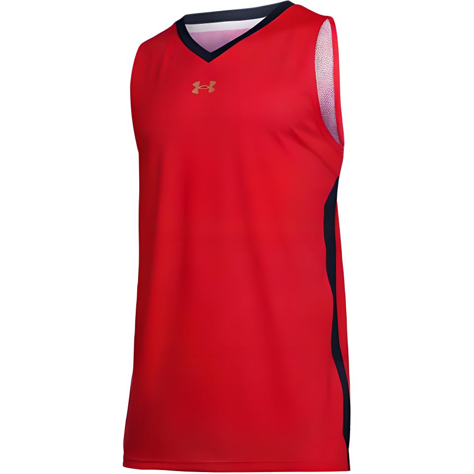 Under Armour Basketball Jerseys Men’s Red Moderate Bib & Brace