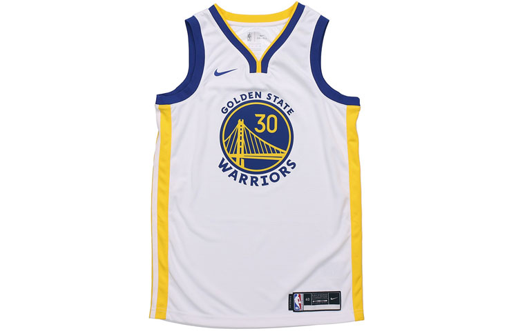 Nike Swingman NBA слово Материнская печать для отдыха без Спортивные фанаты SW с рукавами версия Баскетбольная жилетка Карри № 30 «Голден Стэйт Уорриорз» сезона 20–21 мужской стиль белый
