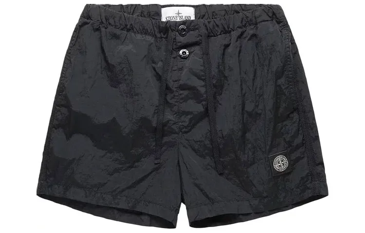 STONE ISLAND Casual Shorts Men's Black