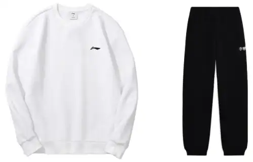 Li Ning Casual Sportswear Men's Crew Neck Moderate