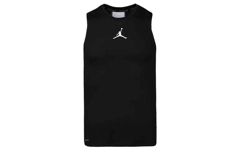 Jordan Basketball Jerseys Men's Black Moderate Bib & Brace