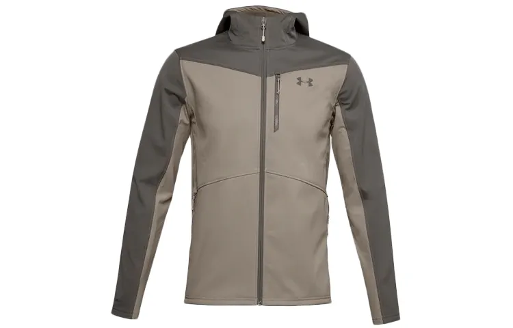 Under Armour ColdGear Fitness Clothing Men's Brown Moderate
