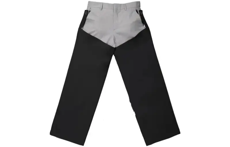 Burberry Casual Pants Men's Gray Moderate Straight Fit Pants