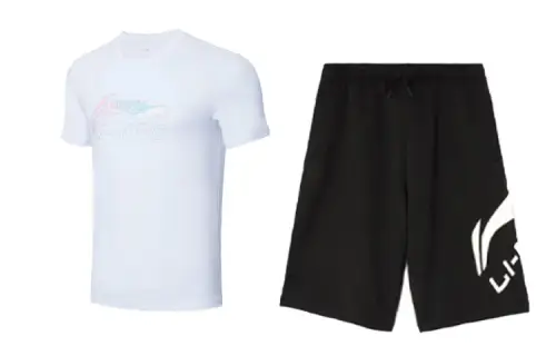 Li Ning Casual Sportswear Unisex Crew Neck Moderate