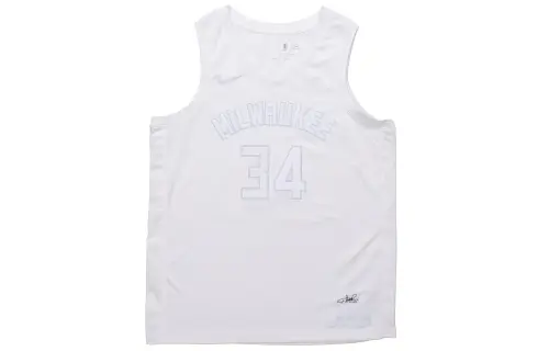Nike NBA MVP Basketball jersey Milwaukee Bucks Antetokounmpo Antetokounmpo No. 34 Men's White