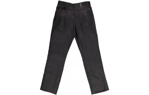 Burberry Casual Pants Men's Black Moderate Straight Fit Pants