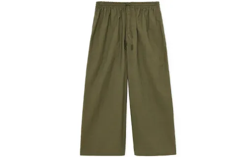 LOEWE SS24 Casual Pants Men's Khaki Green