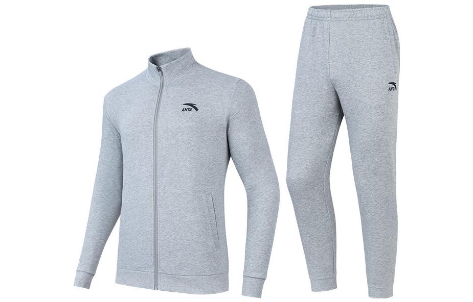 Anta Variety Training Collection Casual Sportswear Men’s Gray Heather Gray
