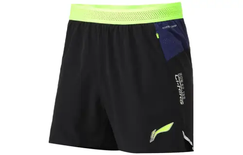 Li Ning Running Collection Sports Shorts Men's Black Moderate