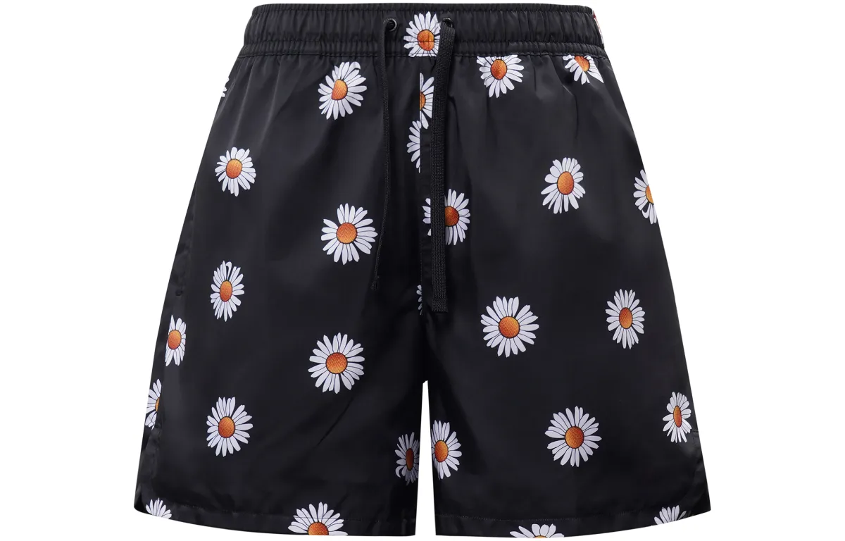 Nike daisy-print swim shorts