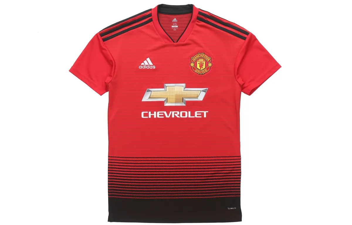 Adidas Manchester United T Shirt Men's Red Black