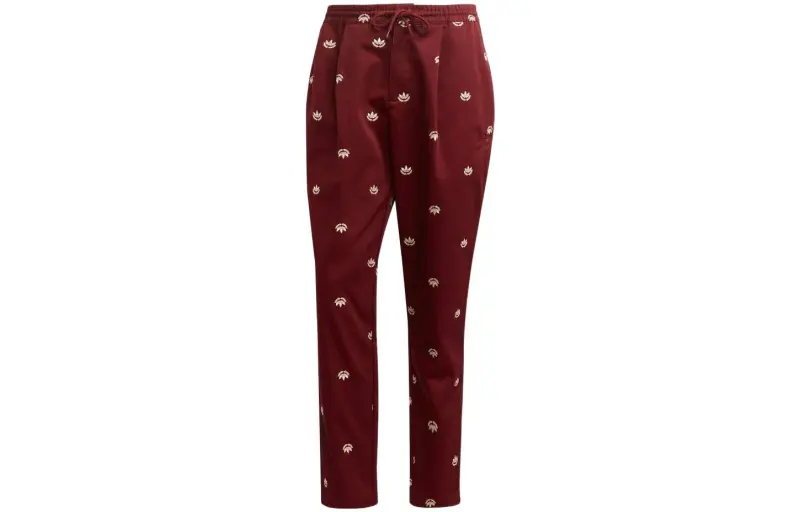 Adidas Originals Graphic Archive Casual Pants Japan Version Men's Contour Red