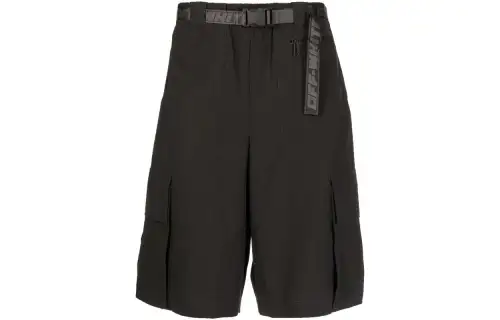 OFF-WHITE Industrial-belt track shorts
