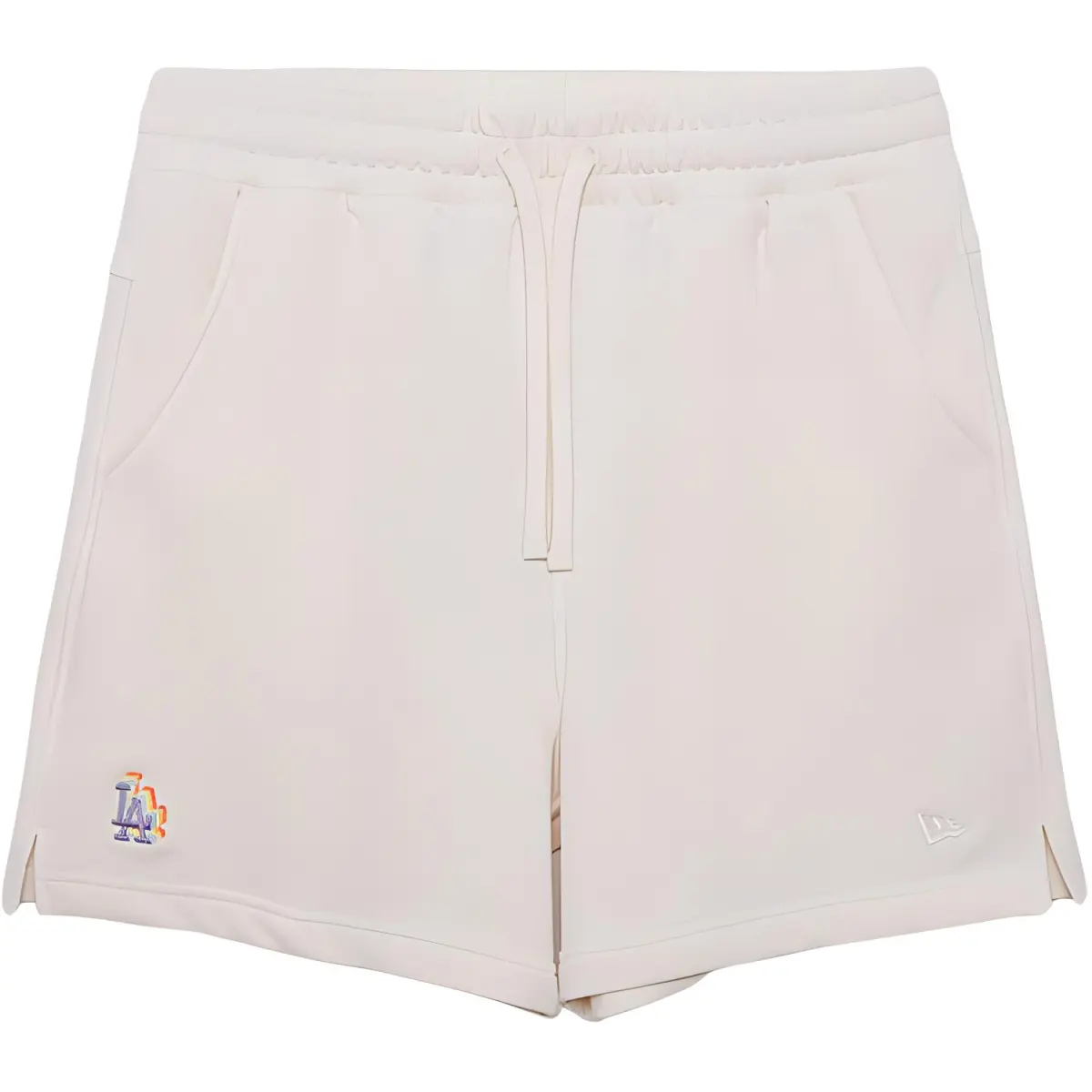 New Era Casual Shorts Unisex Ivory White