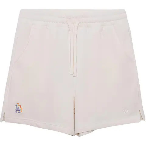 New Era Casual Shorts Unisex Ivory White