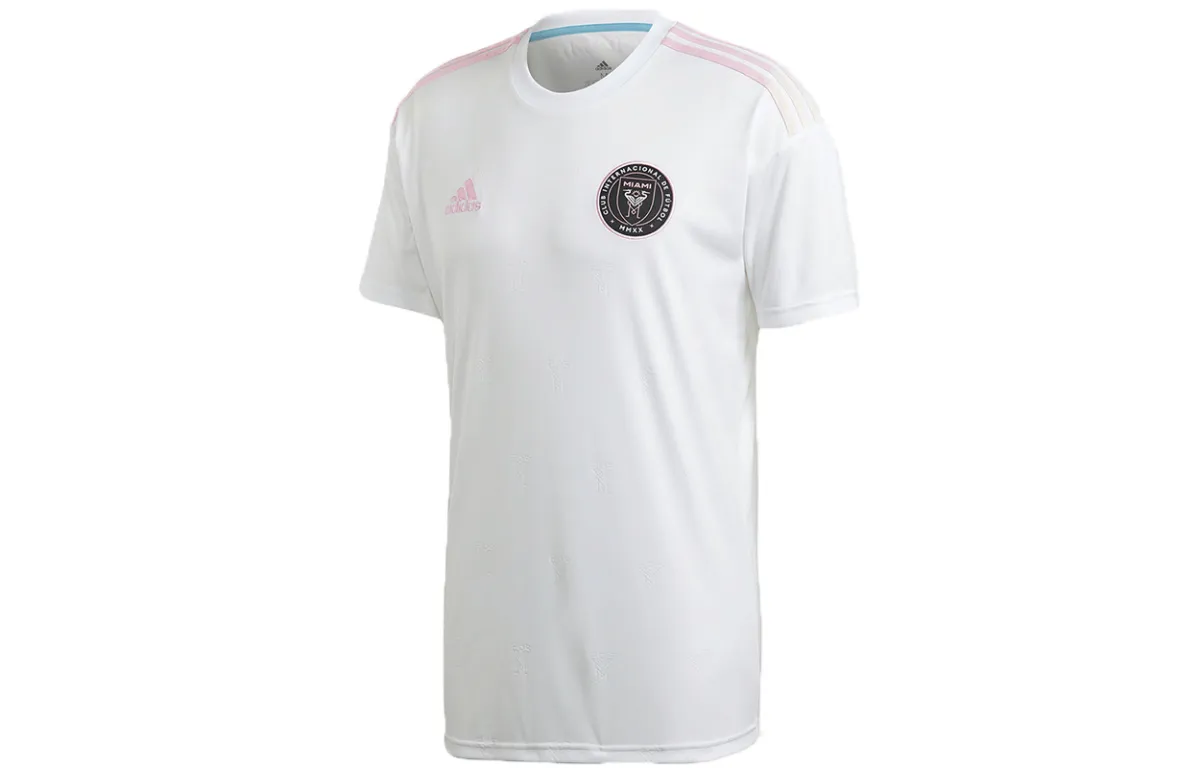 Adidas Inter Miami Soccer Jerseys Men's White Moderate Straight Fit