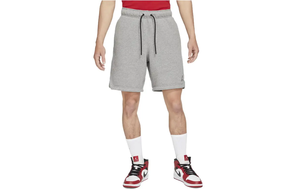 Jordan Casual Shorts Men's Gray Moderate Straight Fit Pants