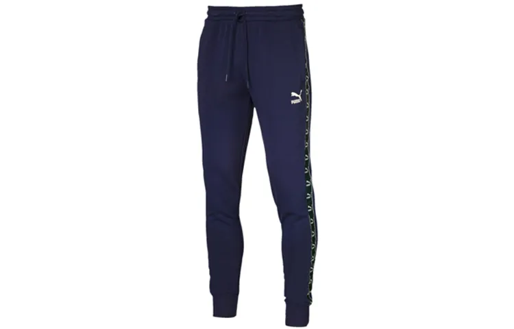 PUMA Sports Pants Unisex Tweed Blue Moderate