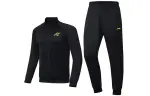 Li Ning Badminton Collection Set Autumn Spring Summer Men's Black