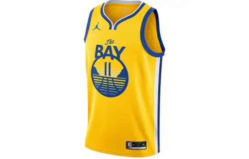 Jordan Basketball Jerseys Men's Yellow Moderate Straight Fit