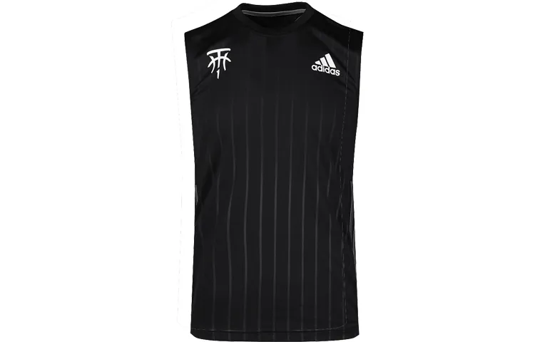 Adidas Basketball Jerseys Men's Black Moderate Straight Fit