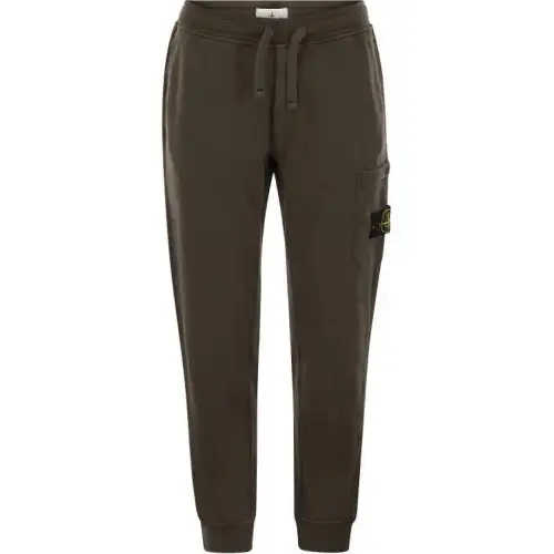 STONE ISLAND Logo Patch Drawstring Trousers