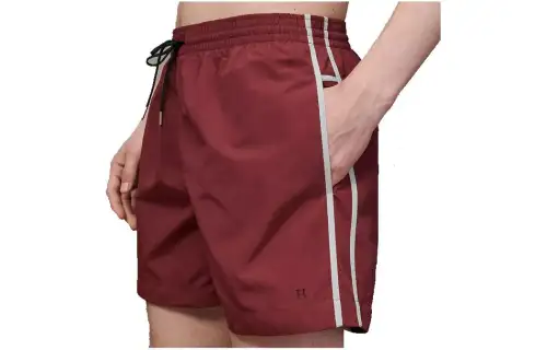 HERMES Casual Shorts Men's Red Moderate