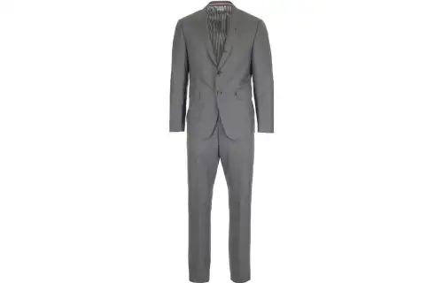 THOM BROWNE Tom Brown Classic Super 120'S Twill Suit Men's Medium Gray