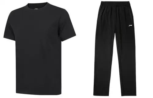 Li Ning Casual Sportswear Men's Crew Neck Moderate