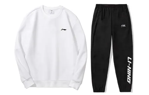 Li Ning Casual Sportswear Men's Crew Neck Moderate