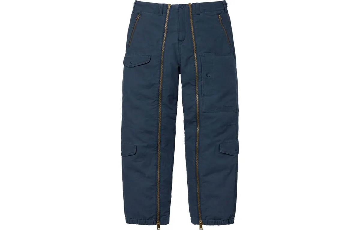 Supreme x Alpha Industries FW23 WEEK14 COTTON TWILL Casual Pants Unisex