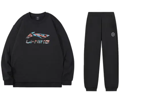 Li Ning Casual Sportswear Men's Crew Neck Moderate