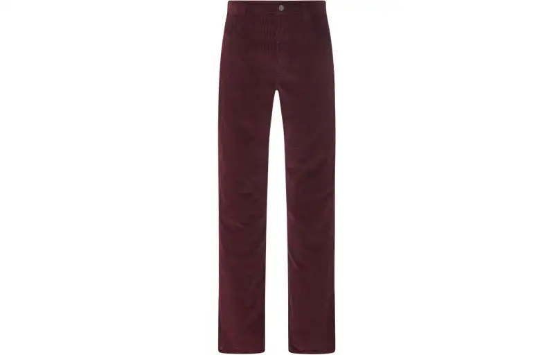 THE ROW SS24 Casual Pants Men's Burgundy Red