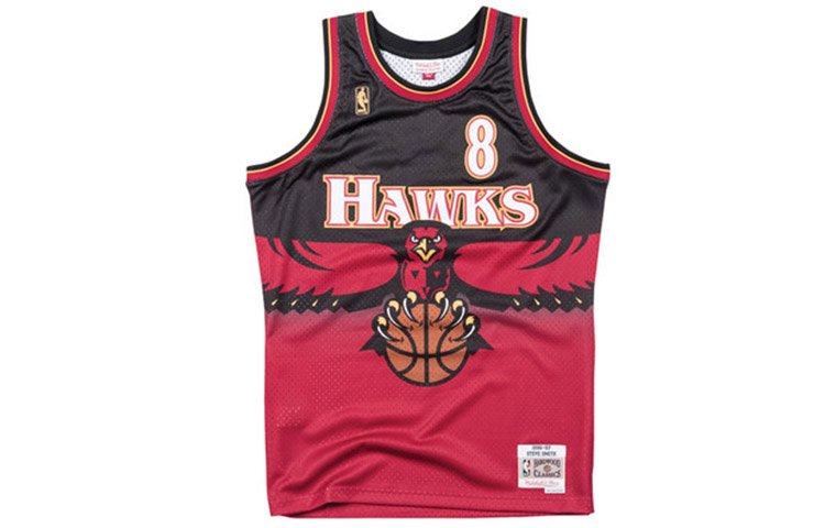 Mitchell Ness «NBA Atlanta Hawks 96 Steve Smith» Swingman Road jersey vest top