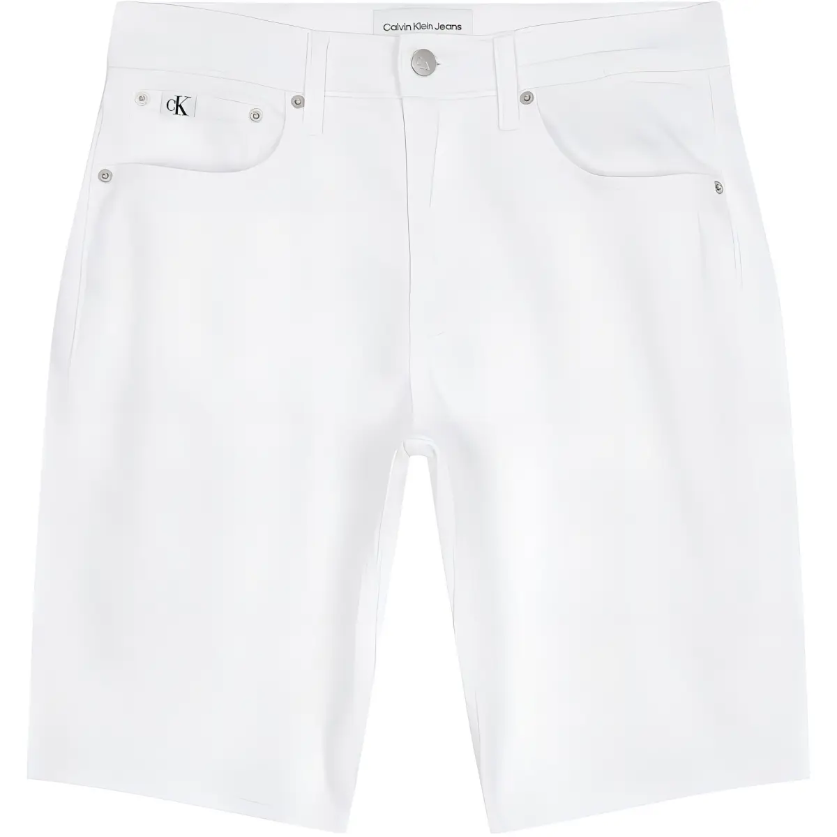 CALVIN KLEIN Denim Shorts Men's White