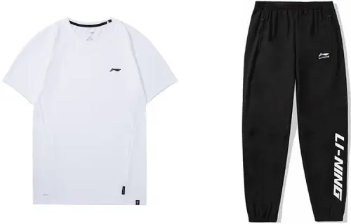 Li Ning Casual Sportswear Men's Crew Neck Moderate