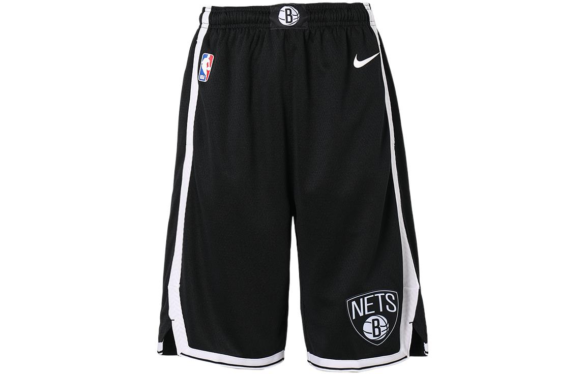 Nike NBA Swingman Letter Print Comfortable Basketball Pants Men's Black