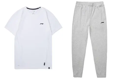 Li Ning Casual Sportswear Men's Crew Neck Moderate
