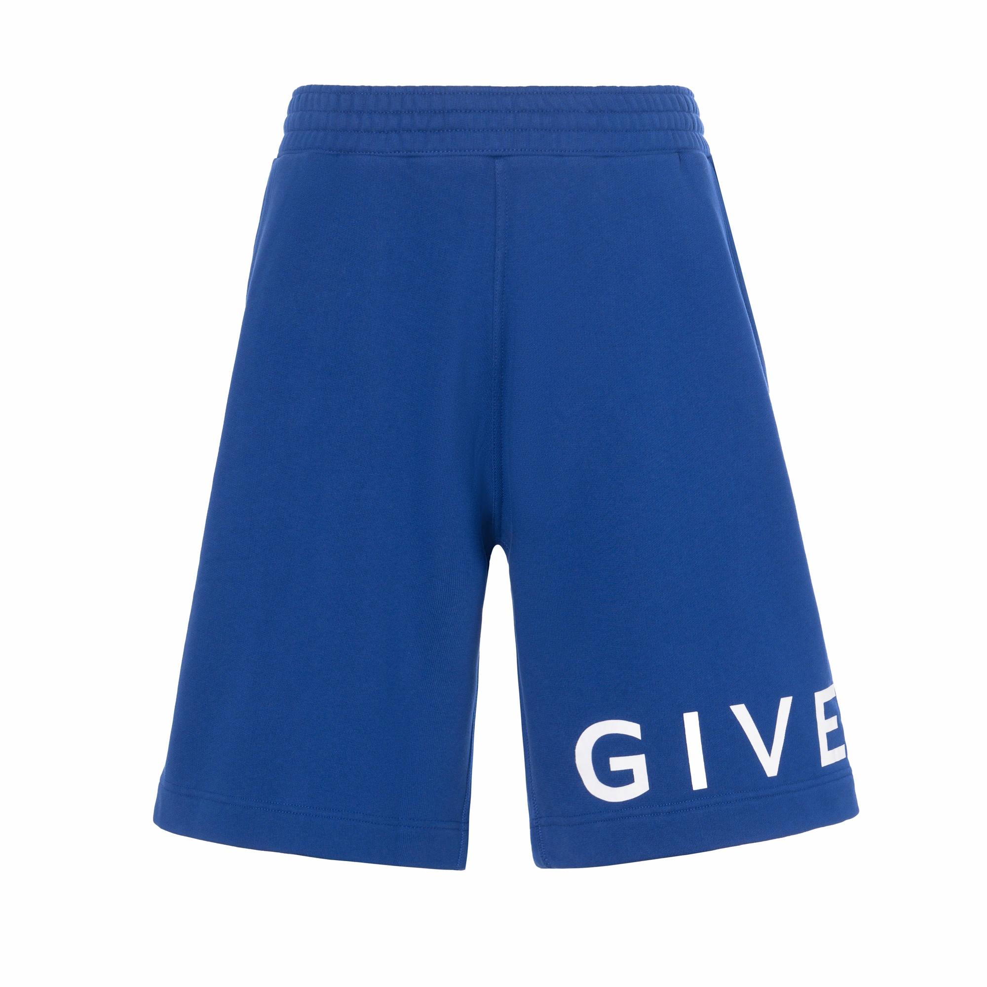Мужские шорты Givenchy Givenchy FW22 Logo (синие)