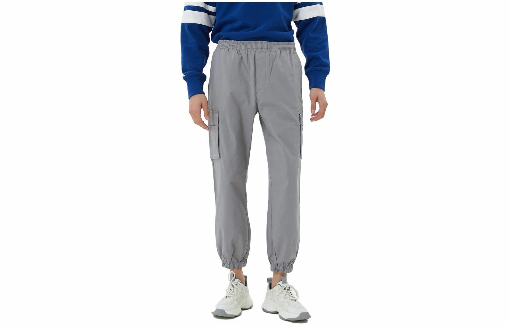 Мужские штаны GAP Casual Straight Pants (серые)