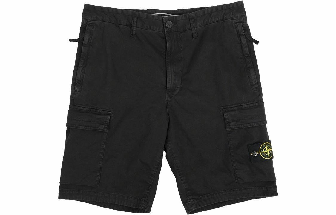 Мужские шорты STONE ISLAND SS22 (черные)