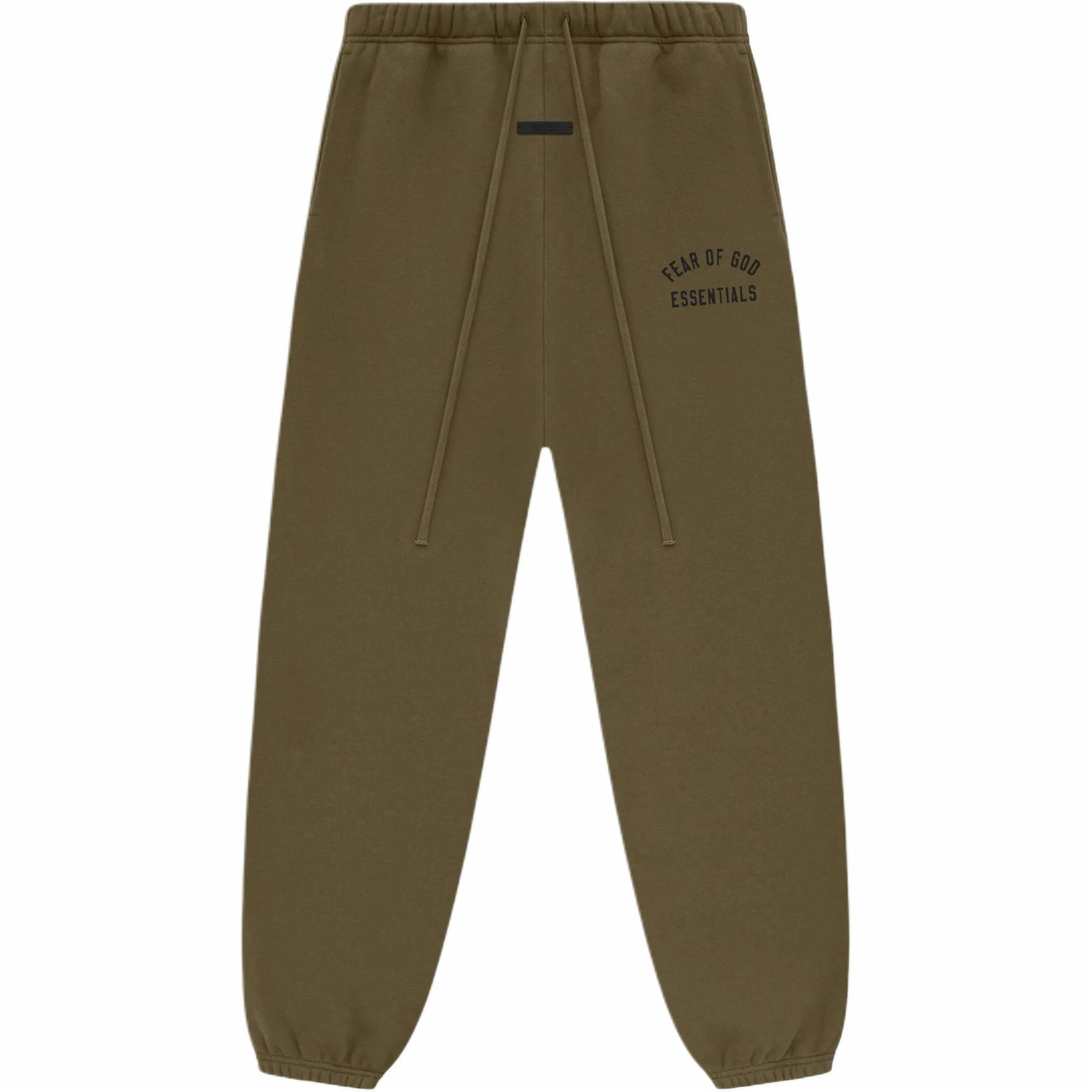 Мужские штаны Fear of God Essentials Logo (черные)