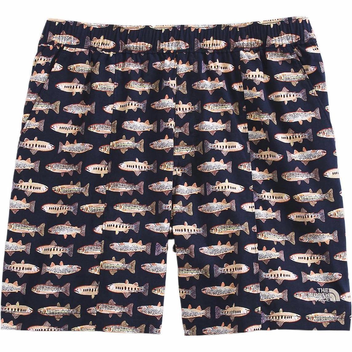 Мужские шорты The North Face Patterned Shorts (черные)
