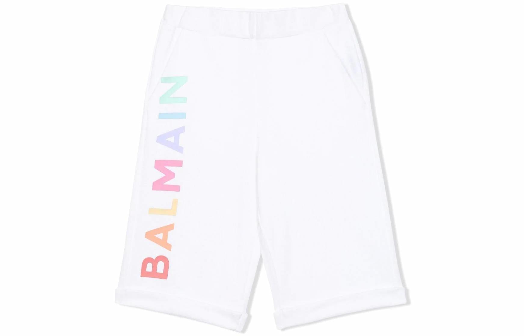 Мужские штаны BALMAIN BS6P09Z0001-100 (белый)